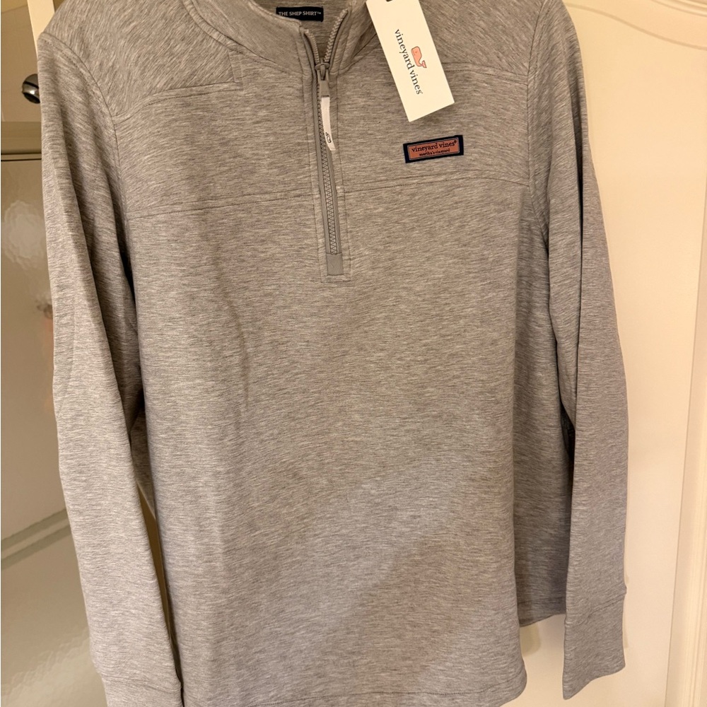 Vineyard Vines Heather Gray Women's Crew Neck Sweater